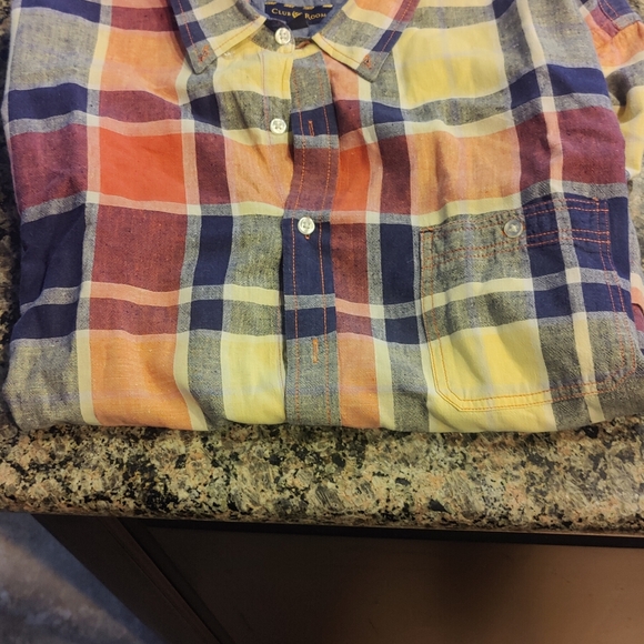 Club Room Salesman Sample New XXL button down front, collar and pocket - Picture 8 of 9